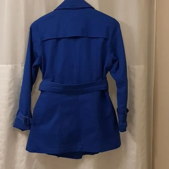 Chadwicks Small Cobalt Pea Coat - Picture 3 of 5